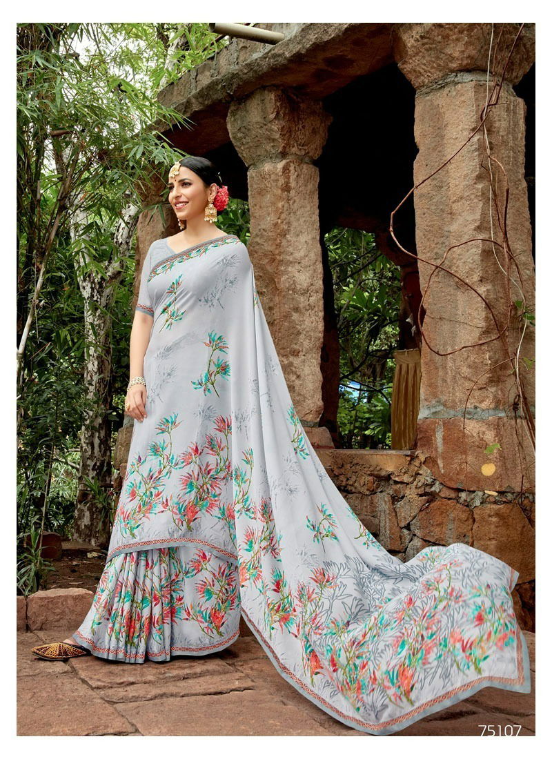 Antra Crispi 2 Fancy Wear Chiffon Wholesale Saree Collection